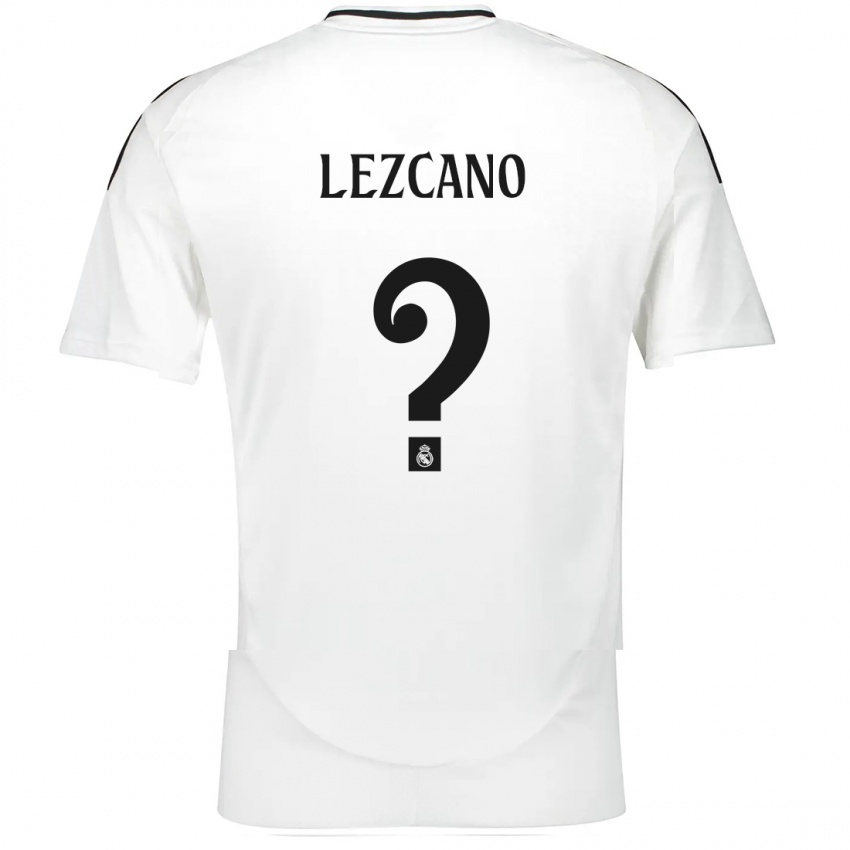 Niño Camiseta Álvaro Lezcano #0 Blanco 1ª Equipación 2024/25 La Camisa México