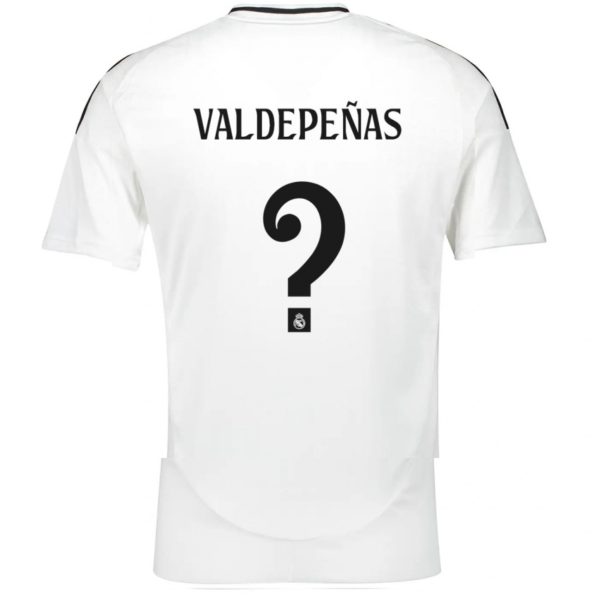 Niño Camiseta Víctor Valdepeñas #0 Blanco 1ª Equipación 2024/25 La Camisa México