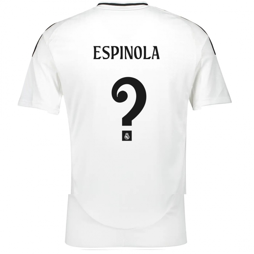 Niño Camiseta Axel Espinola #0 Blanco 1ª Equipación 2024/25 La Camisa México