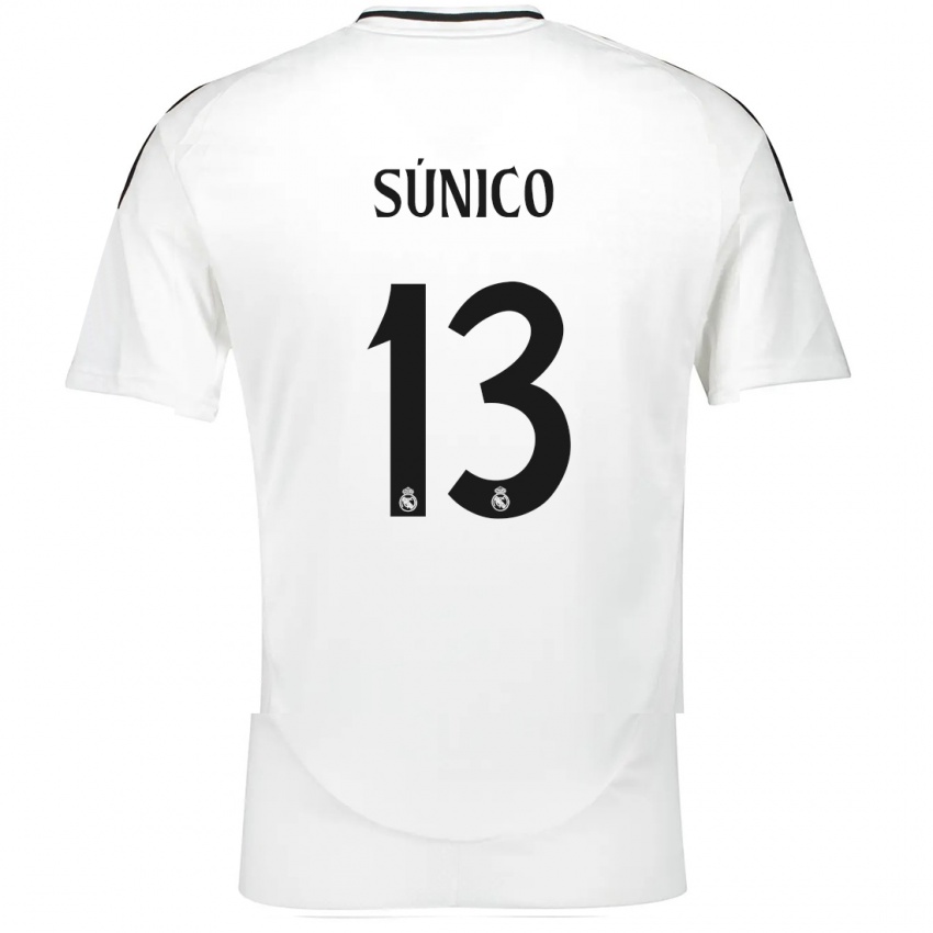 Niño Camiseta Guille Súnico #13 Blanco 1ª Equipación 2024/25 La Camisa México