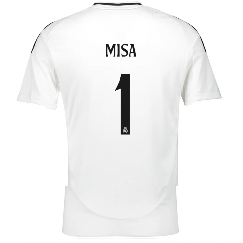 Niño Camiseta Misa Rodríguez #1 Blanco 1ª Equipación 2024/25 La Camisa México