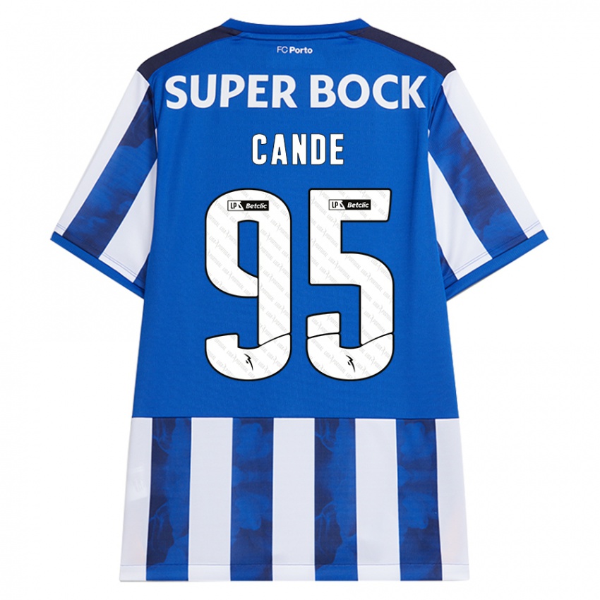 Niño Camiseta Anhá Cande #95 Azul Blanco 1ª Equipación 2024/25 La Camisa México