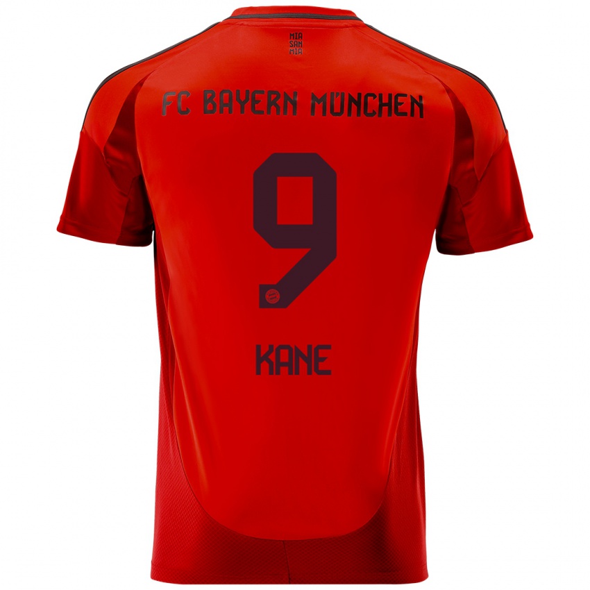 Niño Camiseta Harry Kane #9 Rojo 1ª Equipación 2024/25 La Camisa México