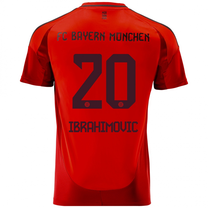 Niño Camiseta Arijon Ibrahimovic #20 Rojo 1ª Equipación 2024/25 La Camisa México