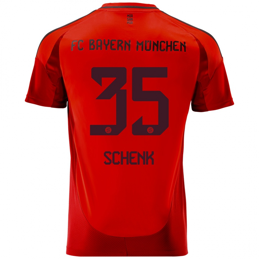 Niño Camiseta Johannes Schenk #35 Rojo 1ª Equipación 2024/25 La Camisa México