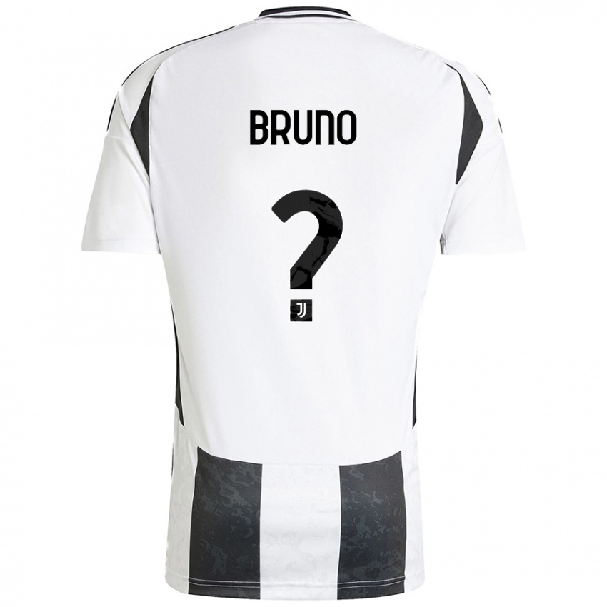 Niño Camiseta Giovanni Bruno #0 Blanco Negro 1ª Equipación 2024/25 La Camisa México