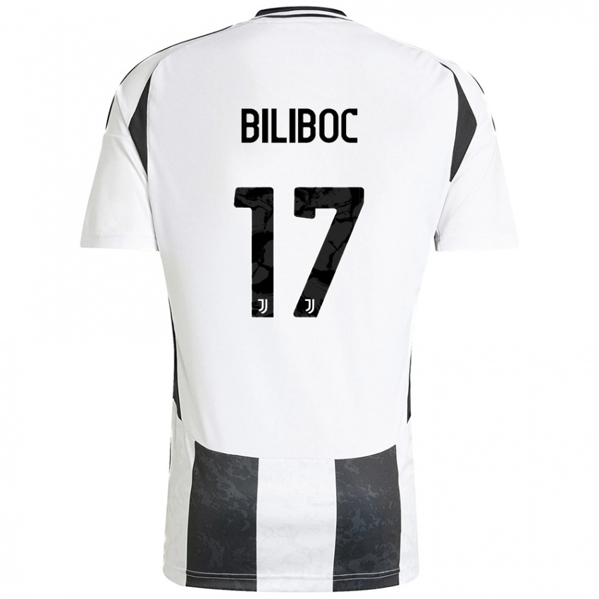 Niño Camiseta Lorenzo Biliboc #17 Blanco Negro 1ª Equipación 2024/25 La Camisa México