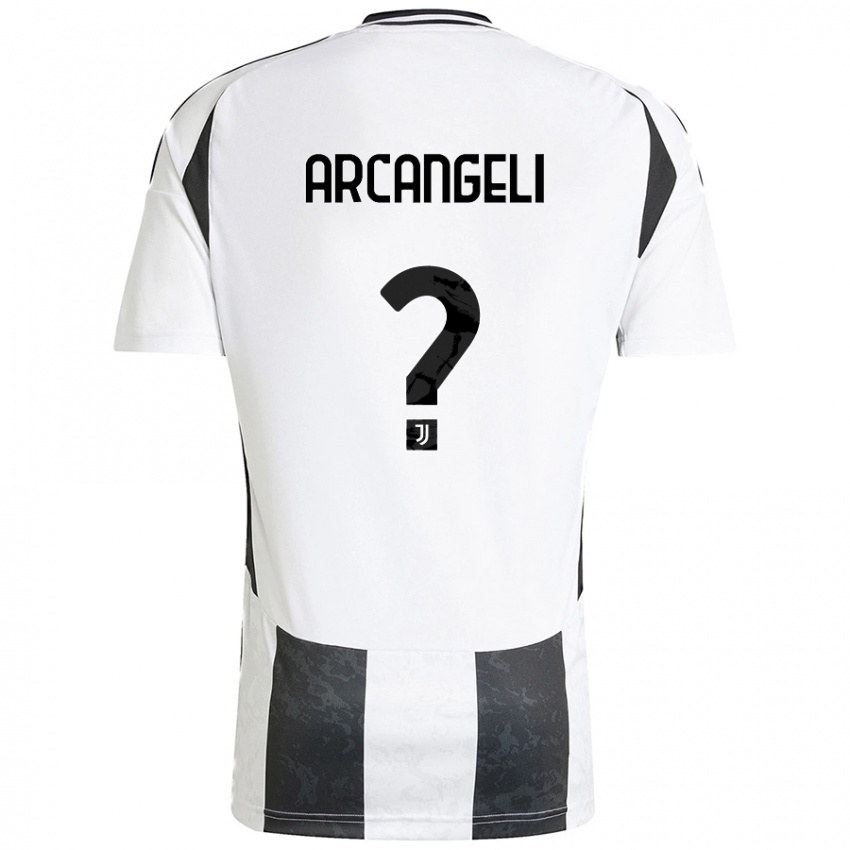 Niño Camiseta Nicole Arcangeli #0 Blanco Negro 1ª Equipación 2024/25 La Camisa México