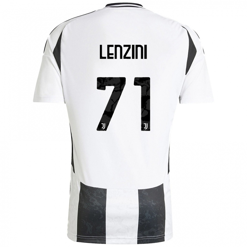 Niño Camiseta Martina Lenzini #71 Blanco Negro 1ª Equipación 2024/25 La Camisa México