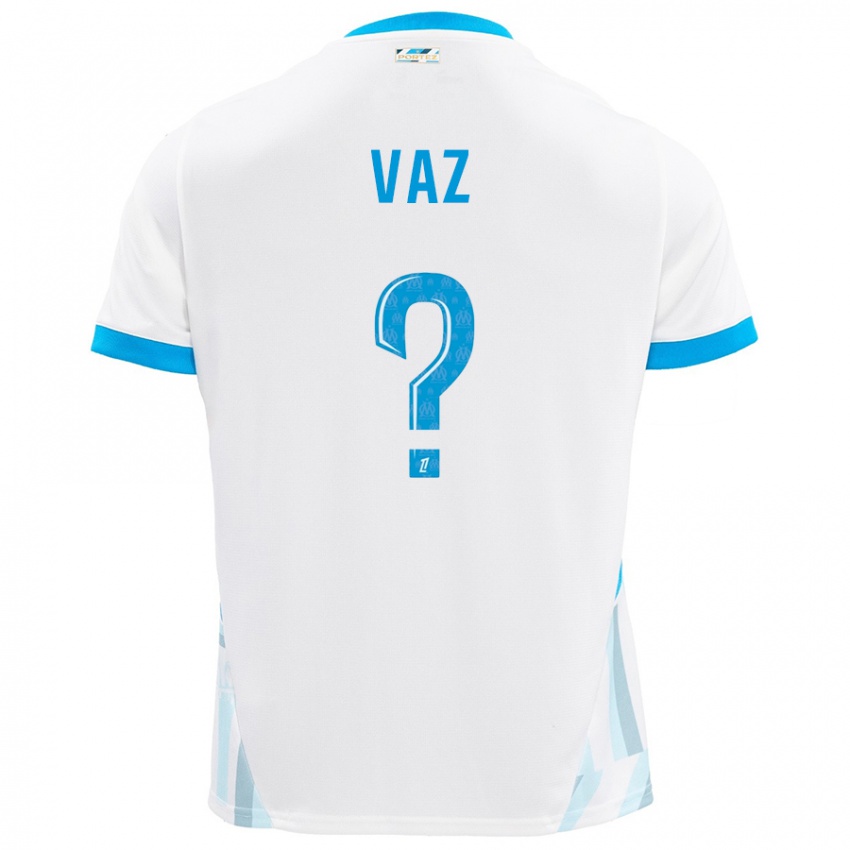 Niño Camiseta Robinio Vaz #0 Blanco Azul Cielo 1ª Equipación 2024/25 La Camisa México