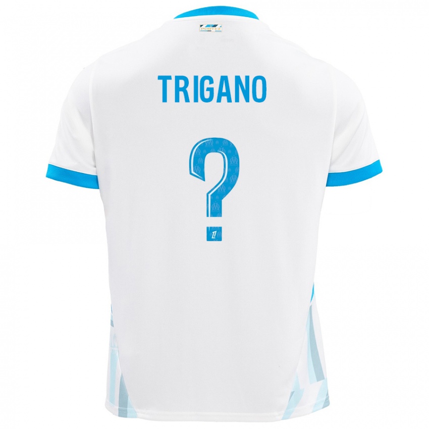 Niño Camiseta Paolo Trigano #0 Blanco Azul Cielo 1ª Equipación 2024/25 La Camisa México