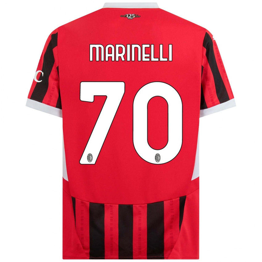 Niño Camiseta Gloria Marinelli #70 Rojo Negro 1ª Equipación 2024/25 La Camisa México