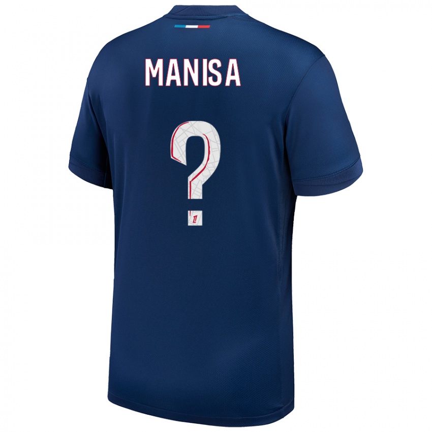 Niño Camiseta Lenny Manisa #0 Azul Marino Blanco 1ª Equipación 2024/25 La Camisa México