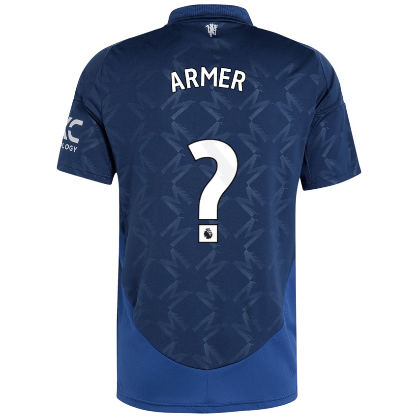 Niño Camiseta Daniel Armer #0 Índigo 2ª Equipación 2024/25 La Camisa México