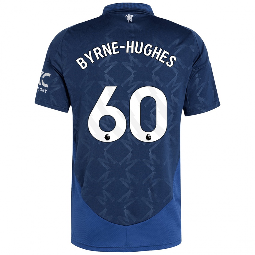 Niño Camiseta Cameron Byrne-Hughes #60 Índigo 2ª Equipación 2024/25 La Camisa México