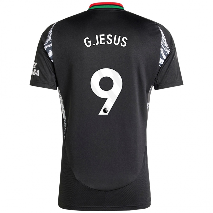 Niño Camiseta Gabriel Jesus #9 Negro 2ª Equipación 2024/25 La Camisa México