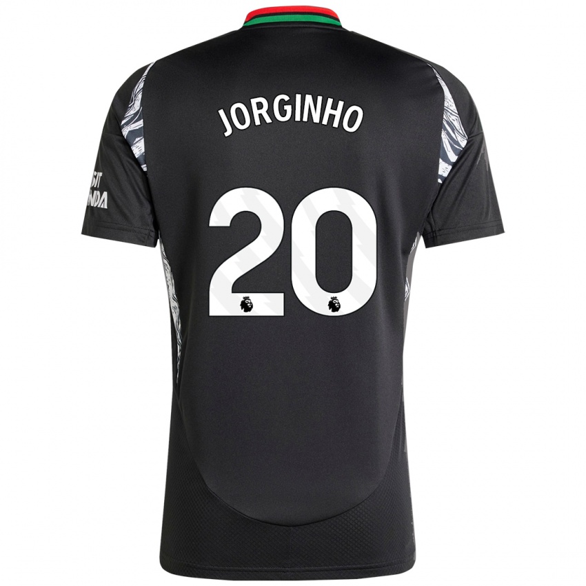 Niño Camiseta Jorginho #20 Negro 2ª Equipación 2024/25 La Camisa México