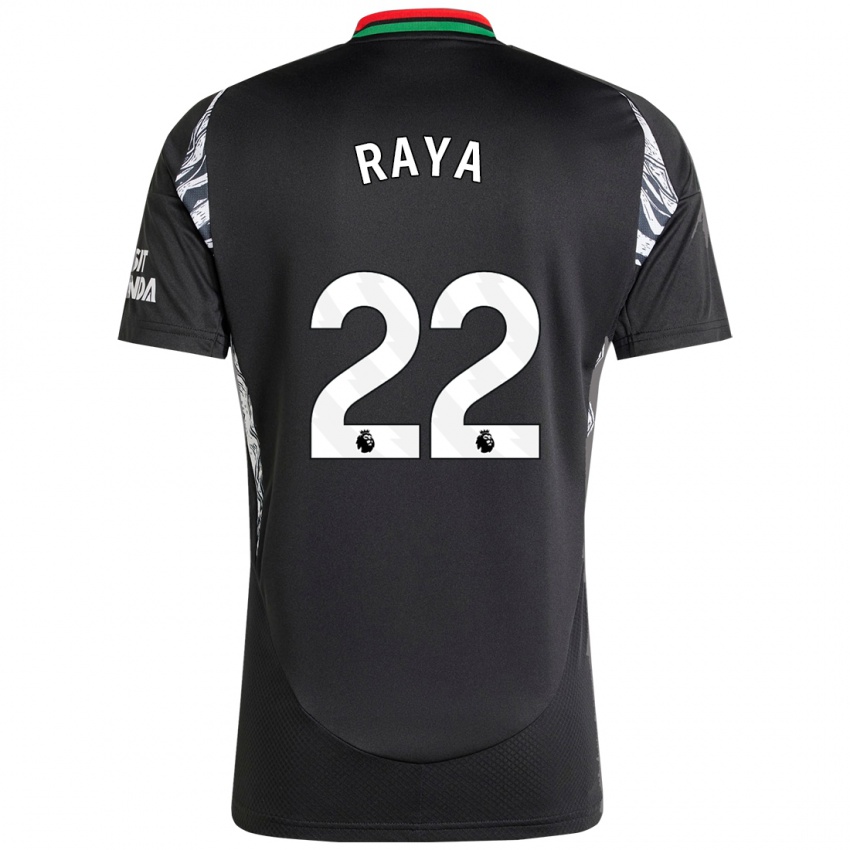 Niño Camiseta David Raya #22 Negro 2ª Equipación 2024/25 La Camisa México