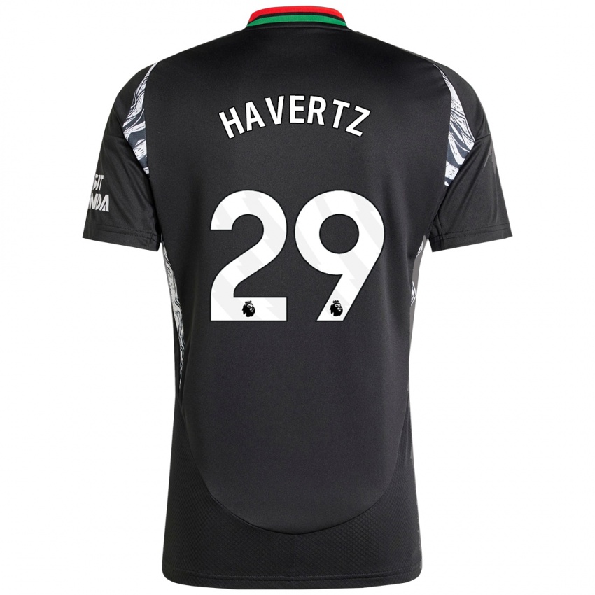 Niño Camiseta Kai Havertz #29 Negro 2ª Equipación 2024/25 La Camisa México