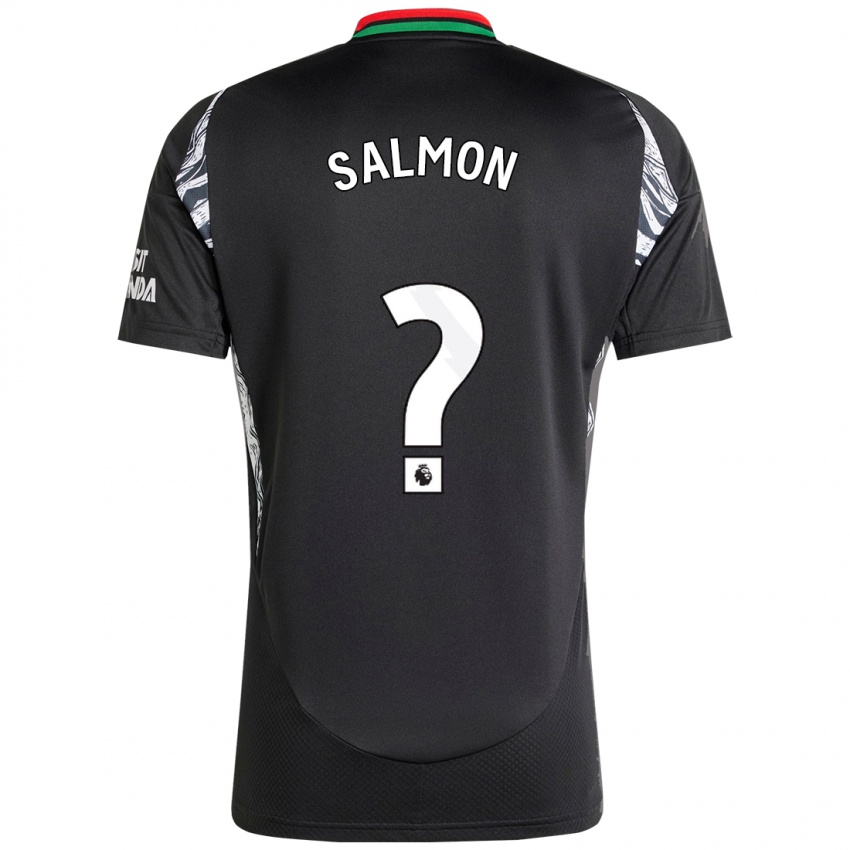 Niño Camiseta Marli Salmon #0 Negro 2ª Equipación 2024/25 La Camisa México