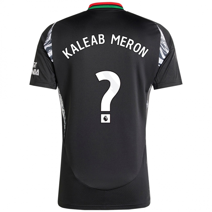 Niño Camiseta Kaleab Meron #0 Negro 2ª Equipación 2024/25 La Camisa México