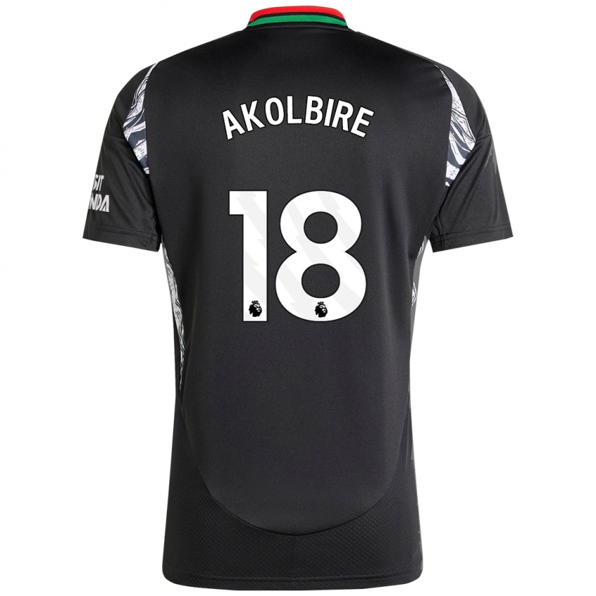 Niño Camiseta Bless Akolbire #18 Negro 2ª Equipación 2024/25 La Camisa México