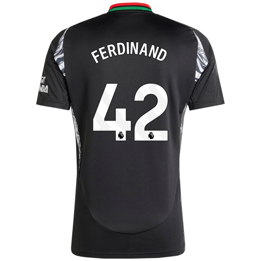 Niño Camiseta Seb Ferdinand #42 Negro 2ª Equipación 2024/25 La Camisa México