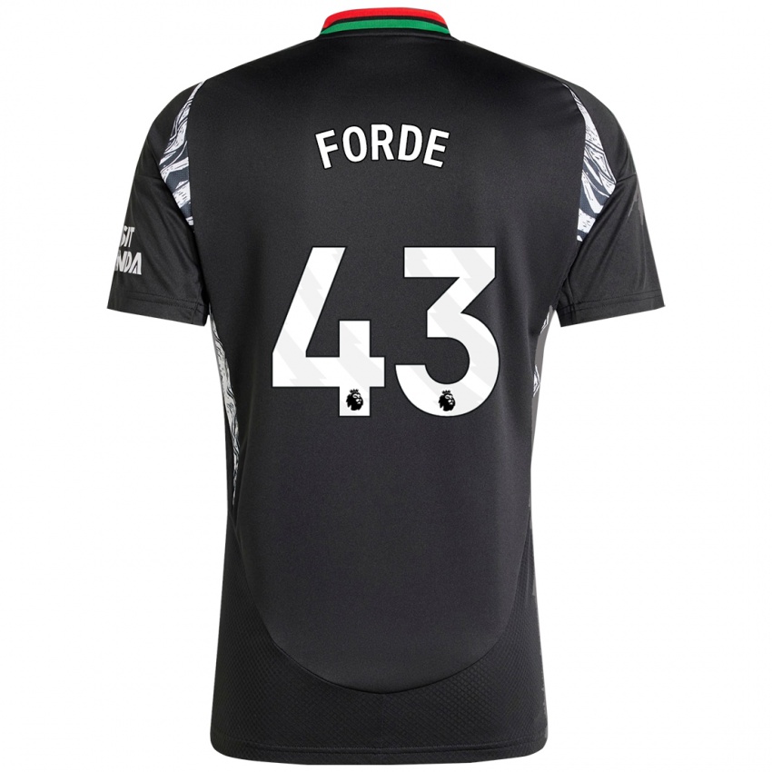 Niño Camiseta Romari Forde #43 Negro 2ª Equipación 2024/25 La Camisa México