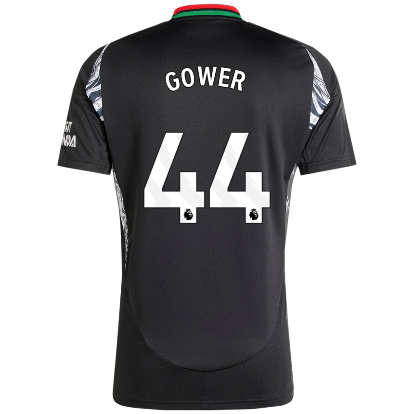 Niño Camiseta Jimi Gower #44 Negro 2ª Equipación 2024/25 La Camisa México