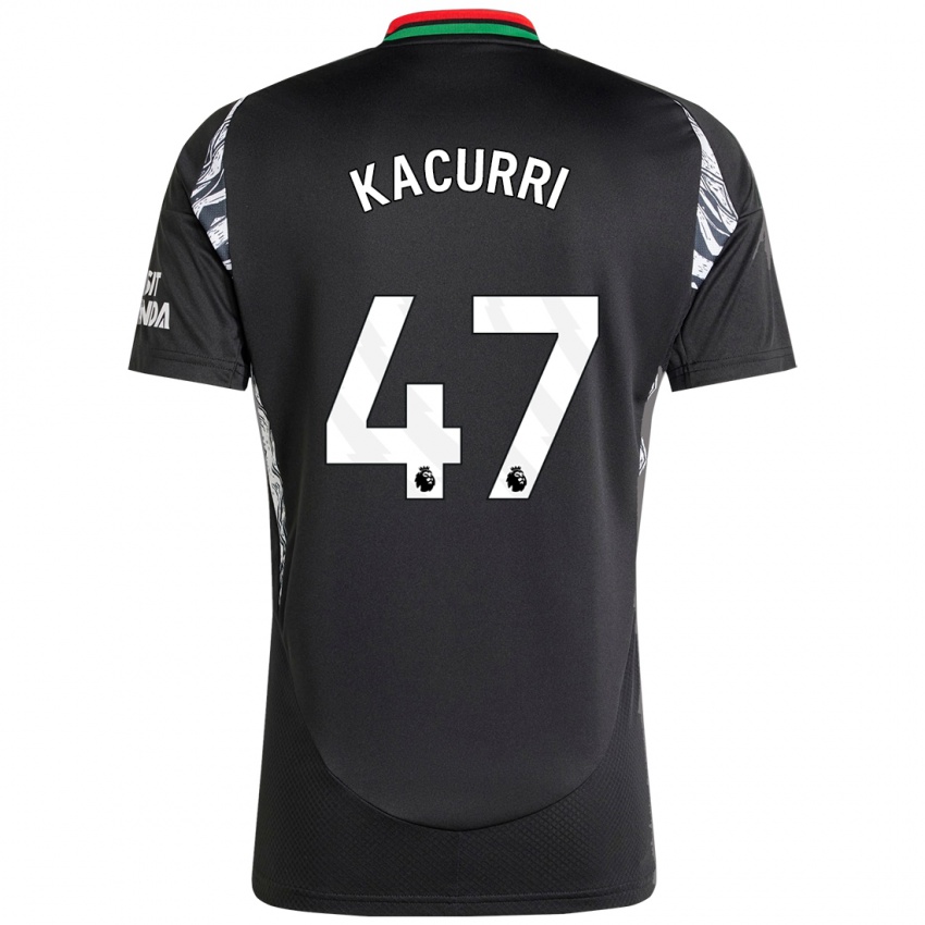 Niño Camiseta Maldini Kacurri #47 Negro 2ª Equipación 2024/25 La Camisa México