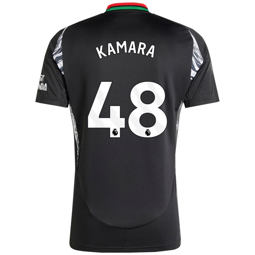 Niño Camiseta Osman Kamara #48 Negro 2ª Equipación 2024/25 La Camisa México