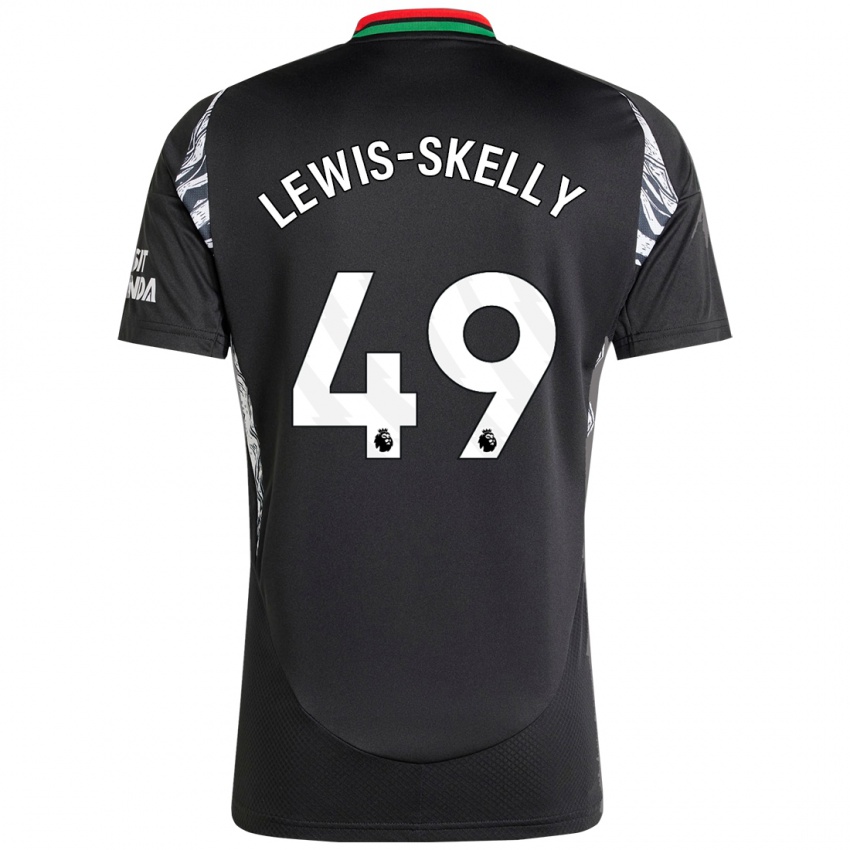 Niño Camiseta Myles Lewis-Skelly #49 Negro 2ª Equipación 2024/25 La Camisa México