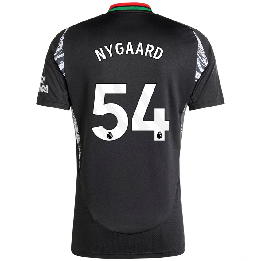 Niño Camiseta Lucas Nygaard #54 Negro 2ª Equipación 2024/25 La Camisa México