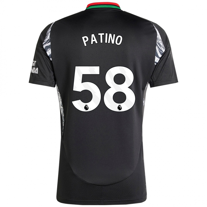 Niño Camiseta Charlie Patino #58 Negro 2ª Equipación 2024/25 La Camisa México