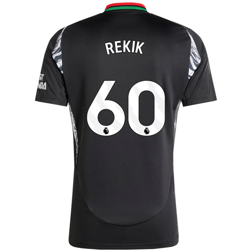 Niño Camiseta Omar Rekik #60 Negro 2ª Equipación 2024/25 La Camisa México