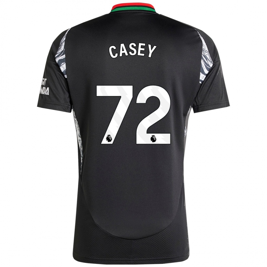 Niño Camiseta Dan Casey #72 Negro 2ª Equipación 2024/25 La Camisa México