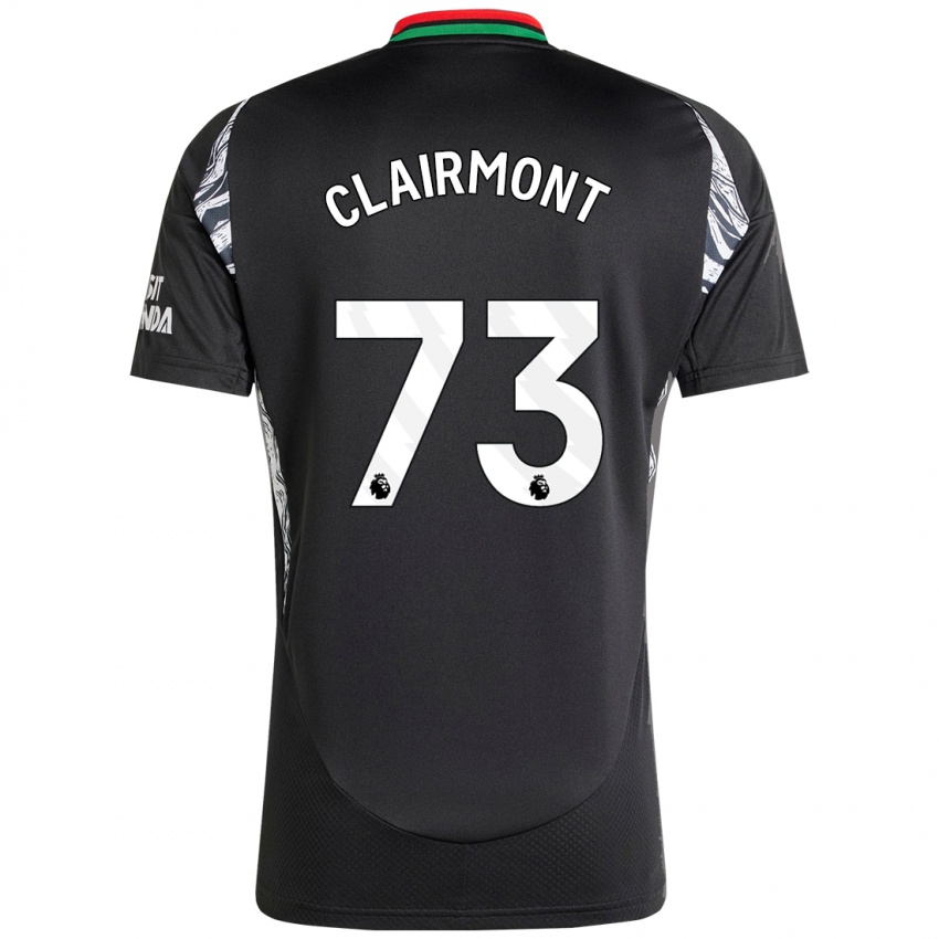 Niño Camiseta Reece Clairmont #73 Negro 2ª Equipación 2024/25 La Camisa México