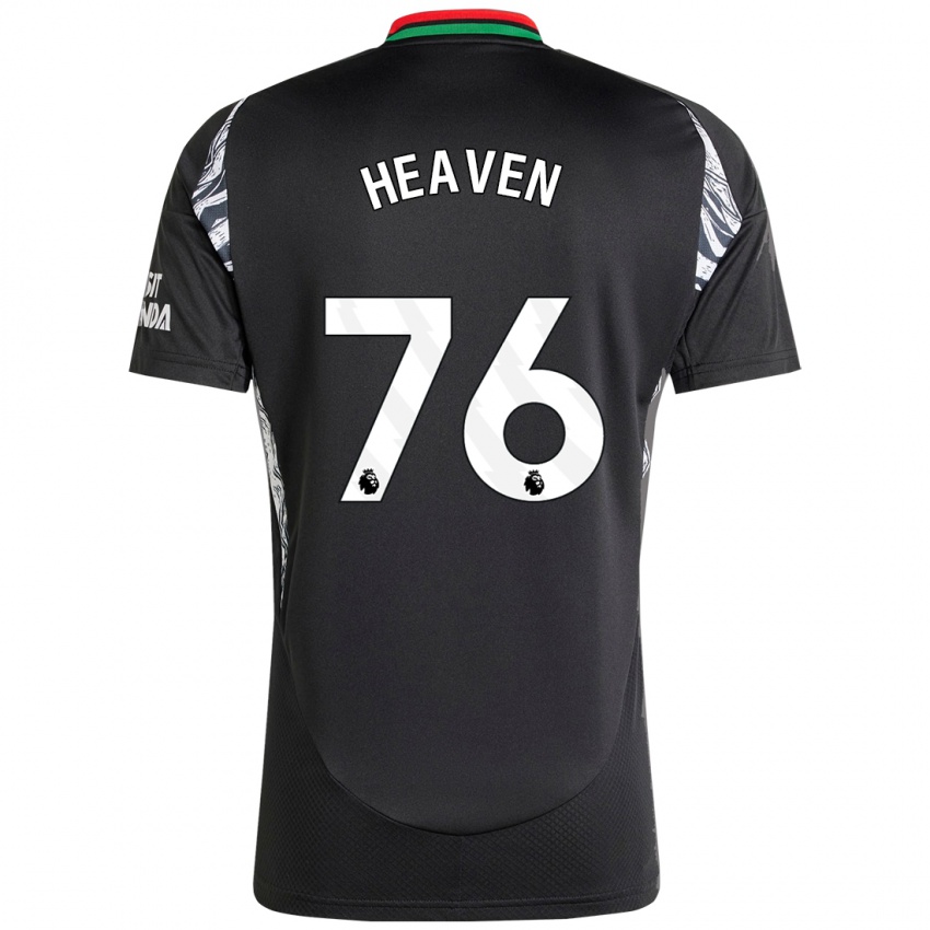 Niño Camiseta Ayden Heaven #76 Negro 2ª Equipación 2024/25 La Camisa México