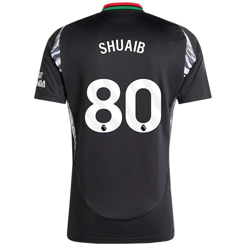 Niño Camiseta Zac Shuaib #80 Negro 2ª Equipación 2024/25 La Camisa México