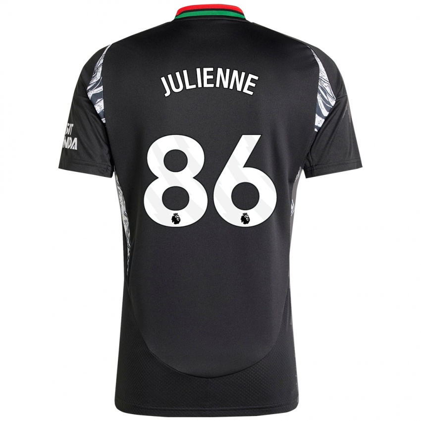 Niño Camiseta Theo Julienne #86 Negro 2ª Equipación 2024/25 La Camisa México