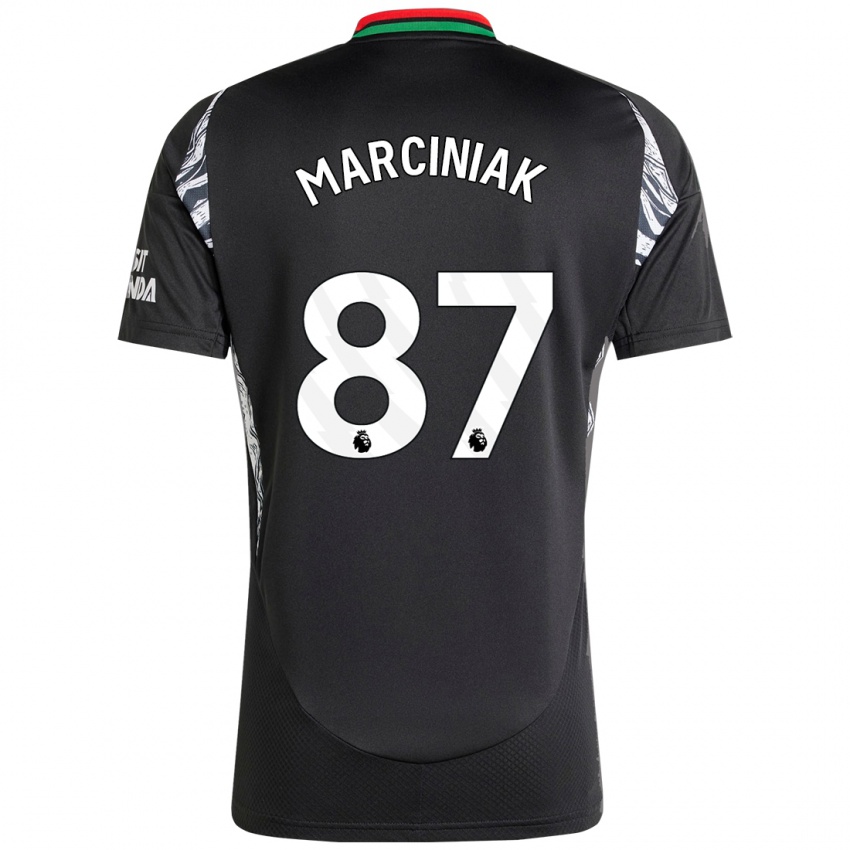 Niño Camiseta Alex Marciniak #87 Negro 2ª Equipación 2024/25 La Camisa México