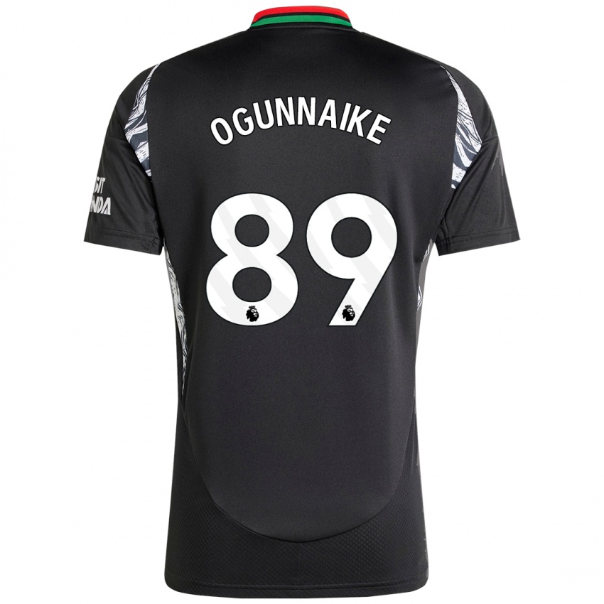 Niño Camiseta Josh Ogunnaike #89 Negro 2ª Equipación 2024/25 La Camisa México