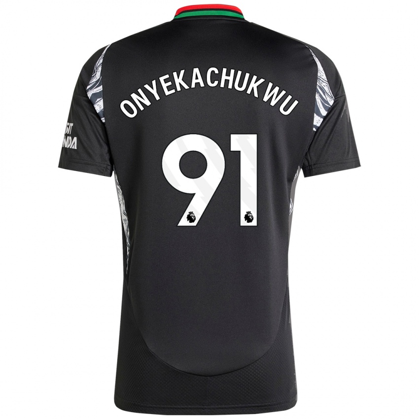 Niño Camiseta Samuel Onyekachukwu #91 Negro 2ª Equipación 2024/25 La Camisa México