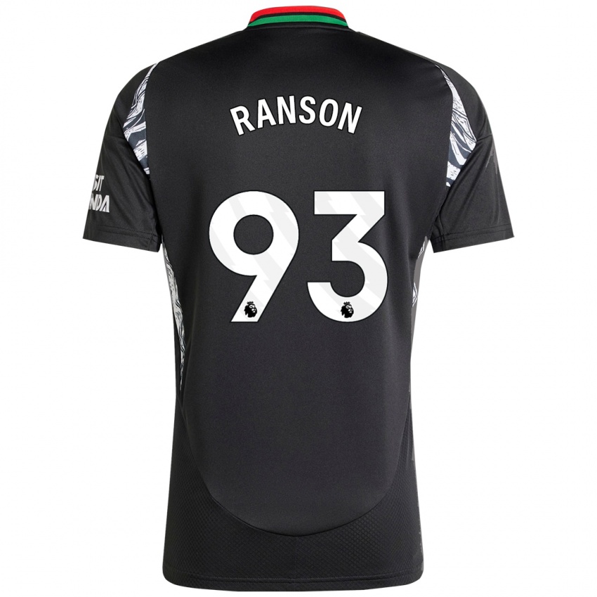 Niño Camiseta Khari Ranson #93 Negro 2ª Equipación 2024/25 La Camisa México