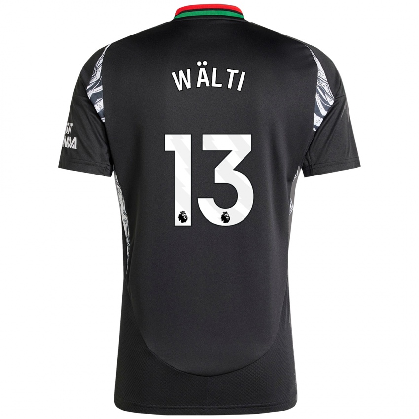 Niño Camiseta Lia Wälti #13 Negro 2ª Equipación 2024/25 La Camisa México