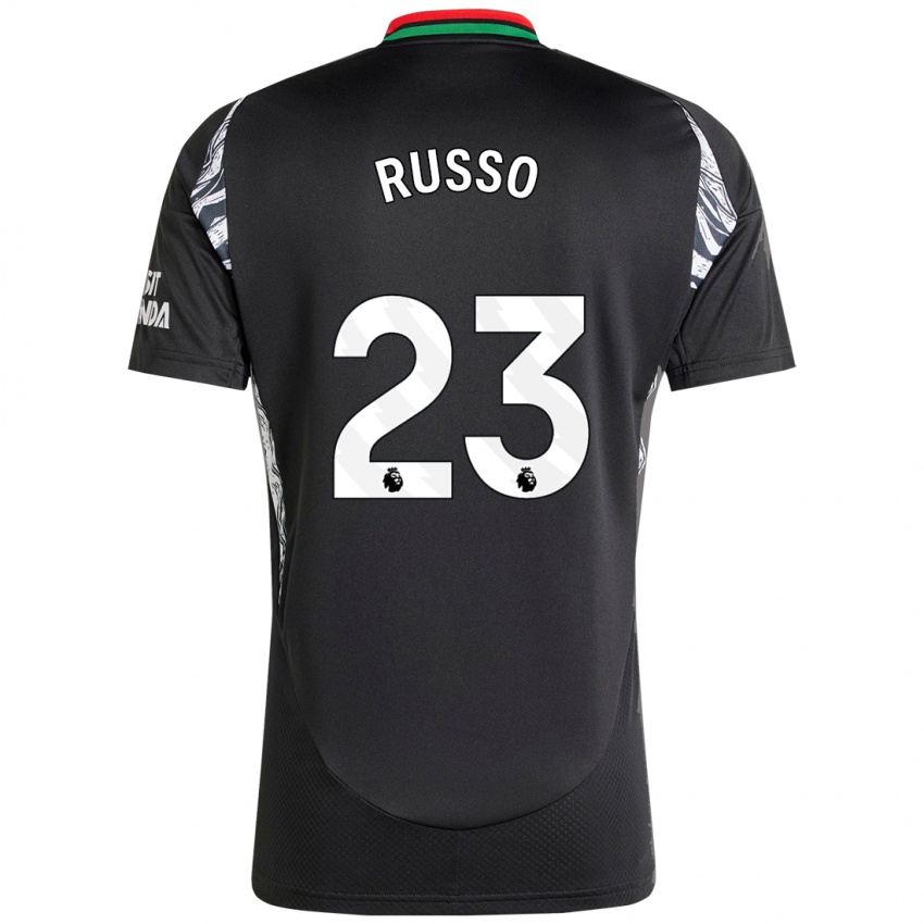 Niño Camiseta Alessia Russo #23 Negro 2ª Equipación 2024/25 La Camisa México