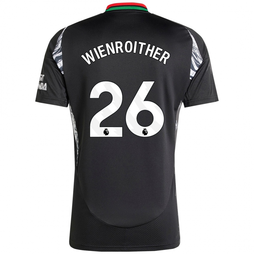 Niño Camiseta Laura Wienroither #26 Negro 2ª Equipación 2024/25 La Camisa México