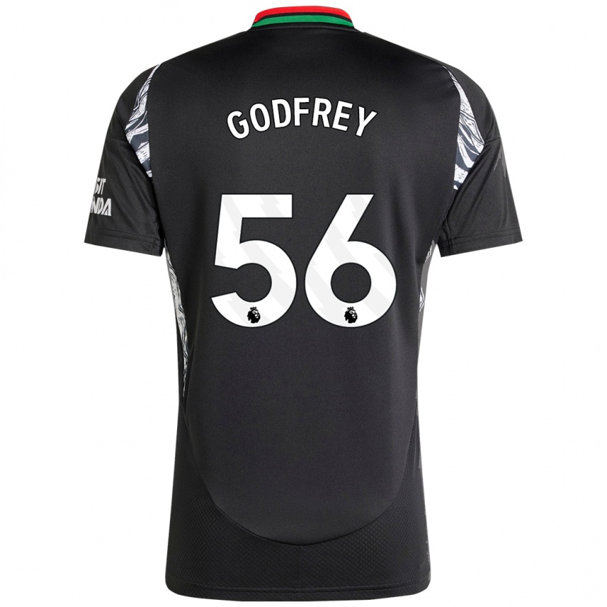 Niño Camiseta Freya Godfrey #56 Negro 2ª Equipación 2024/25 La Camisa México