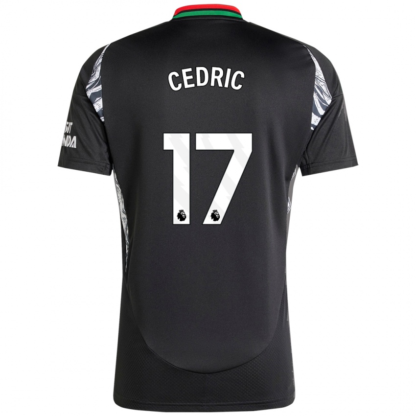 Niño Camiseta Cedric Soares #17 Negro 2ª Equipación 2024/25 La Camisa México