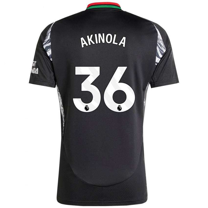 Niño Camiseta Tim Akinola #36 Negro 2ª Equipación 2024/25 La Camisa México